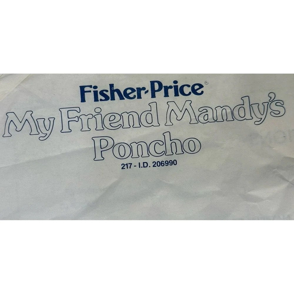 Vintage Fisher Price‎ My Friend Mandys Doll Clothing Sewing Patterns Set of 6